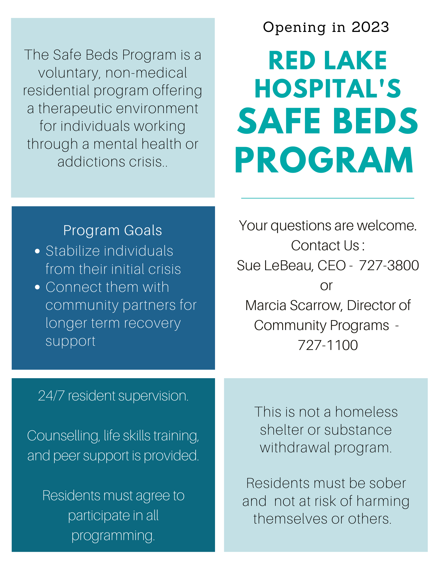 Safe Bed Program